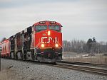 A CN Potash train moves south at Duplainville. April 8th, 2011