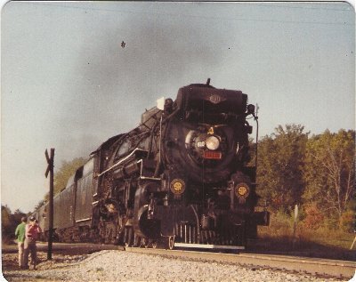 Another mighty locomotive the Texas &amp; Pacific 2-10-4 in route to Onieda TN.<br />Click on the image to view full size