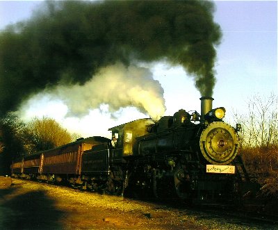 Me at the throttle of NH&amp;I No 40 in 2006<br />Click on the image to view full size